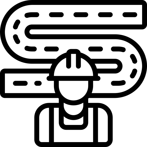 M-J tief.und Rohrleitungsbau GmbH - Straßensymbol